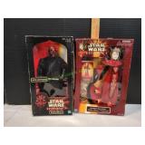 (2) Star Wars Episode I 12" Action Figures