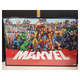 Framed Marvel Poster