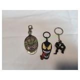 (3) Marvel Spider-Man Keychains