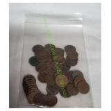 50 Wheat Pennies