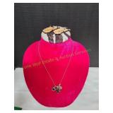 West Virginia Necklace w/ Earrings