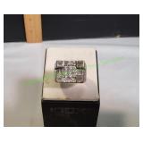 Sterling Silver 925 CZ Ring, Size 10.5