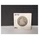 1877 Seated Liberty Half Dollar