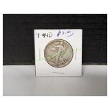 1940 Walking Liberty Half Dollar