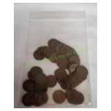 (50) Wheat Pennies