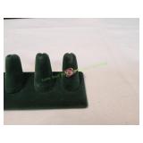 10K Pink Sapphire Ring, Sz 7