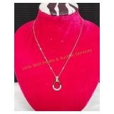 Vtg Swarovski Pendant Necklace