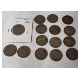 (15) Liberty V-Head Nickels