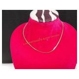 Zara-Stamped Gold-Tone Necklace