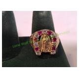 Virgin Mary Ring, Sz 13