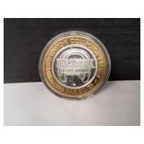 $10 Gaming Token Horseshoe Casino, .999 Silver