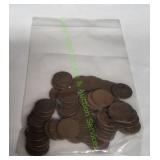 50 Wheat Pennies