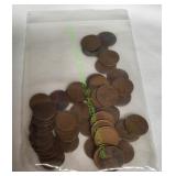 50 Wheat Pennies