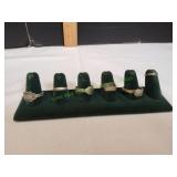 (6) Vtg Rings