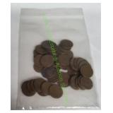 50 Wheat Pennies
