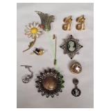 Vtg Brooches, Pins & More