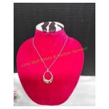 Avon Silver-Tone Sparkler Necklace