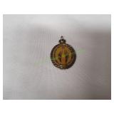 Vtg Miraculous Medal Pendant