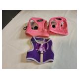 (3) Puppia Dog Harnesses