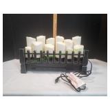 Brindle Flame Ventless Electric Fireplace Insert