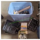 Tote w/ Painting Supplies