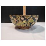 Vtg 20th Porcelain Royal Satsuma Decorative Bowl