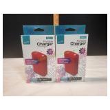 (2) iLive Portable Chargers