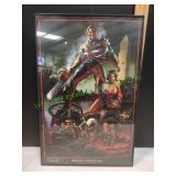 11x17 Brian Denham President Evil Signed Poster