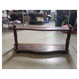 Vtg Wood Wall Plate Shelf