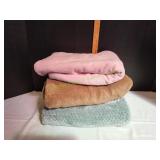 (3) Soft Throw Blankets