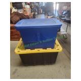 (2) Storage Totes w/ Lids