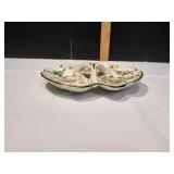 Vtg Bon Bon Dish w Scalloped Rim