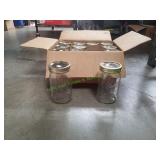 (12) Ball Wide Mouth Mason Jars