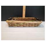 Anchor Hocking Casserole Dish in Wicker Holder
