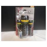 Dorcy Boss Rubber Series LED Flashlight, 3pk