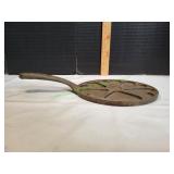 Vtg Cast Iron Heart Shaped Pancake Pan