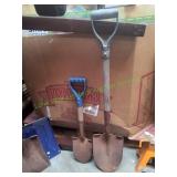 26" D-Handled Shovel & 40" D-Handled Shovel