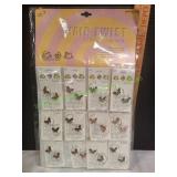 Hair Twist Hair Accessories, Sheet of 12