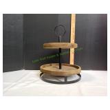 2-Tier Wood Tray