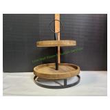 2-Tier Wood Tray