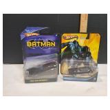 (2) Hot Wheels 1:64 Diecast Batmobile Cars (2) Hot Wheels 1:64 Diecast Batmobile Cars