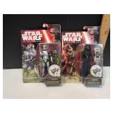 (2) Star Wars The Force Awakens Action Figures (2) Star Wars The Force Awakens Action Figures