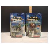 (2) Star Wars Attack of the Clones Action Figures (2) Star Wars Attack of the Clones Action Figures