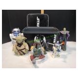 Star Wars Tote w/ Action Figures & Coin Bank Star Wars Tote w/ Action Figures & Coin Bank