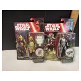(2) Star Wars The Force Awakens Action Figures (2) Star Wars The Force Awakens Action Figures
