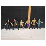 (6) Wrestling Action Figures (6) Wrestling Action Figures