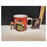 Wrestling Coffee Mug, Trading Card & Figure Wrestling Coffee Mug, Trading Card & Figure