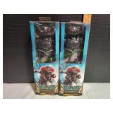 (2) DC True Moves Aquaman Black Manta Figures (2) DC True Moves Aquaman Black Manta Figures