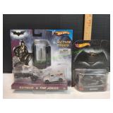 (2) Hot Wheels 1:64 Diecast Batmobile Cars (2) Hot Wheels 1:64 Diecast Batmobile Cars