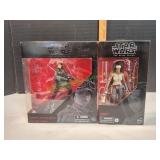 (2)Star Wars Black Series Titanium Series Figures (2)Star Wars Black Series Titanium Series Figures